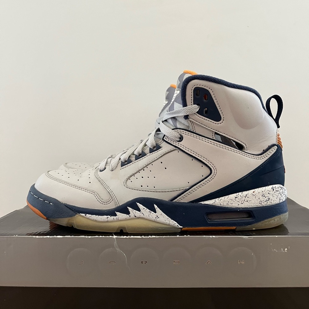 Jordan Sixty Plus Gray and Navy Sneakers